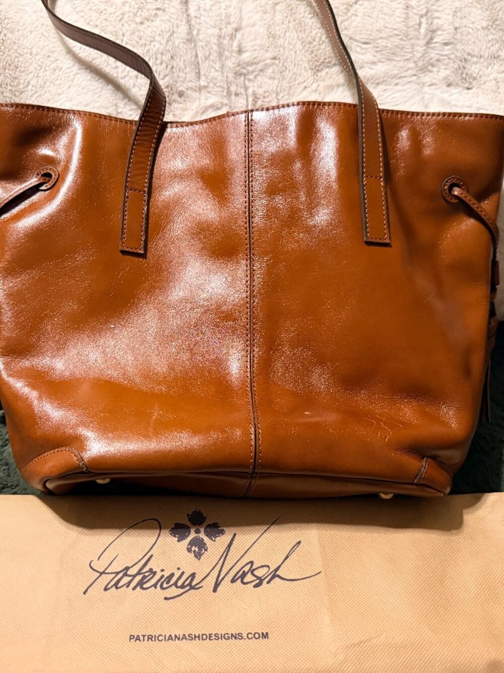 Patricia Nash Brand new tan Benvenuto Tote